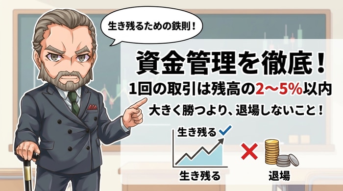 バイナリーオプションで資金管理を徹底する