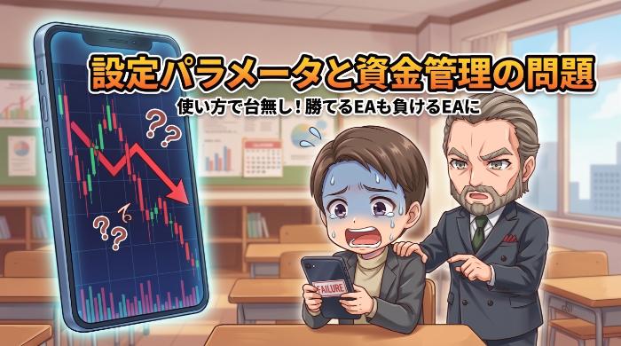 「まったく利益が出ない」 — ロジック選びか設定に根本的な問題がある