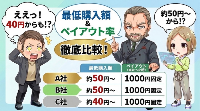 バイナリーオプションのペイアウト率を徹底比較