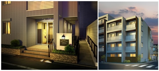 『ヘーベルVillage千駄ヶ谷』完成予想図より