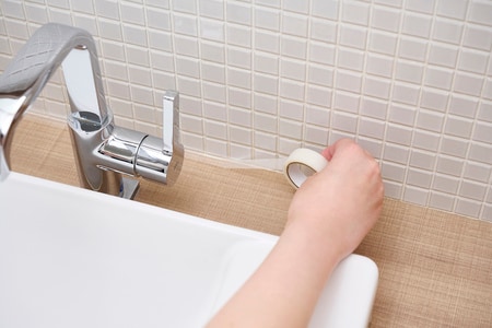 洗面所の溝やパッキン部分