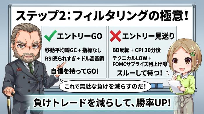 テクニカルシグナル×ファンダメンタルズのフィルタリング