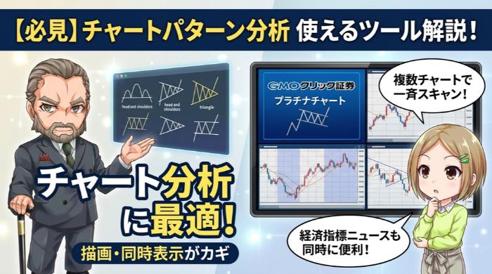 チャートパターンの分析に使えるおすすめツール