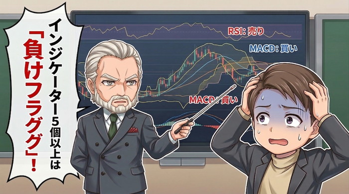 インジケータ5個以上は負けフラグ