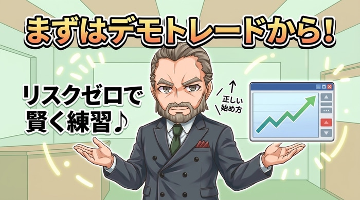 取引きはまずはデモから