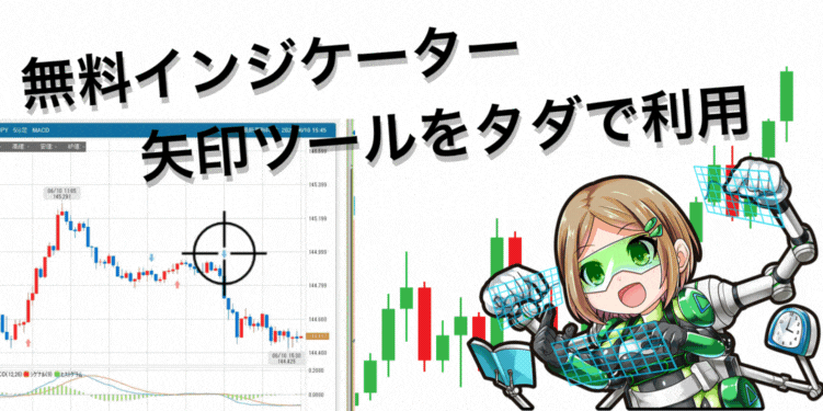 バイナリーは無料インジケーターでも勝てる！矢印ツールをタダで使う裏技