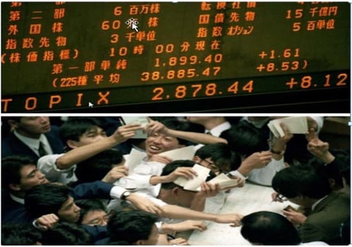 史上最高値をつけた日本の株式市場