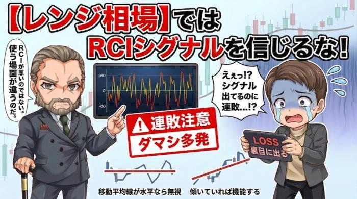 レンジ相場ではRCIのシグナルが頻発する理由