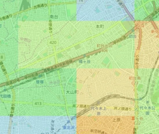出所:地域経済分析システム、国土交通省「メッシュ別将来人口推計(平成30年推計)」