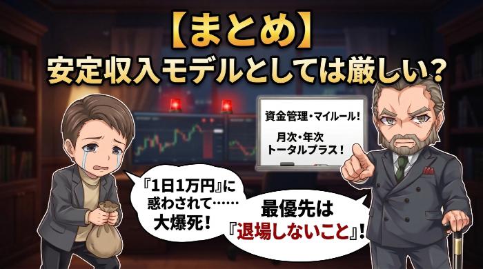 「1日1万円」ではなく「退場しないこと」を最優先にしろ