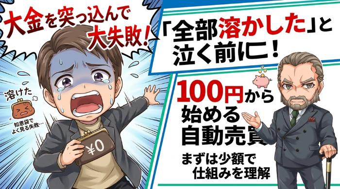 まずは少額から始める