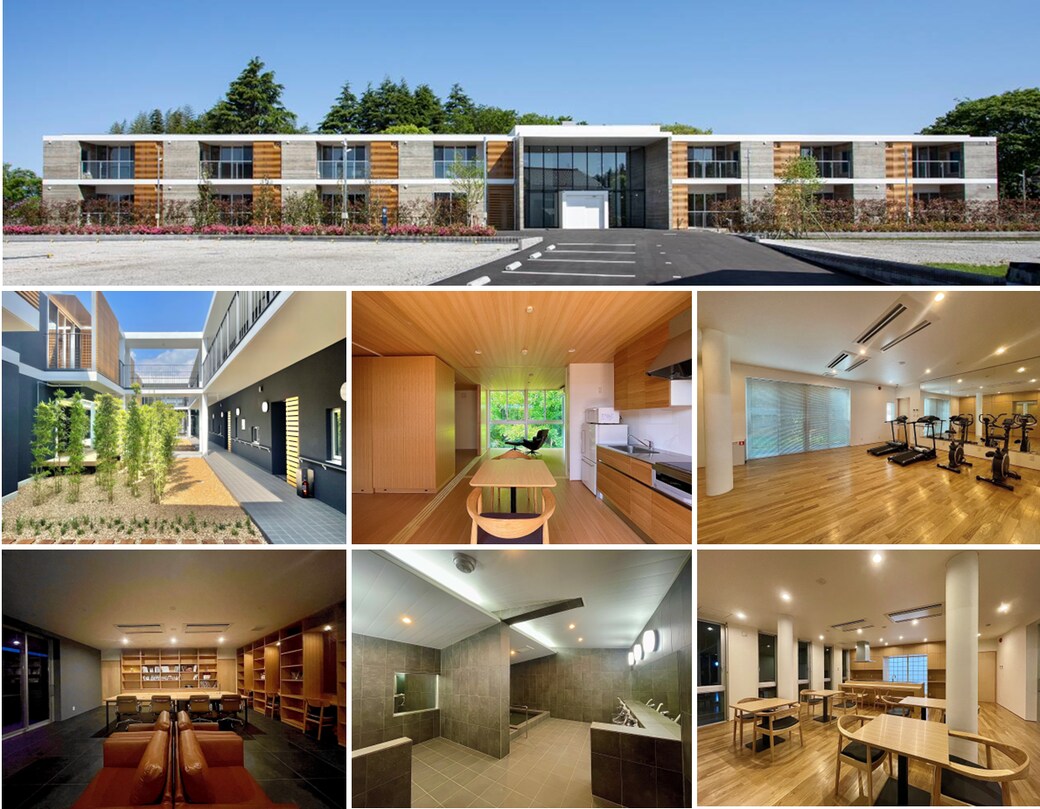 館内は都心のマンションに引けを取らない仕上げ
