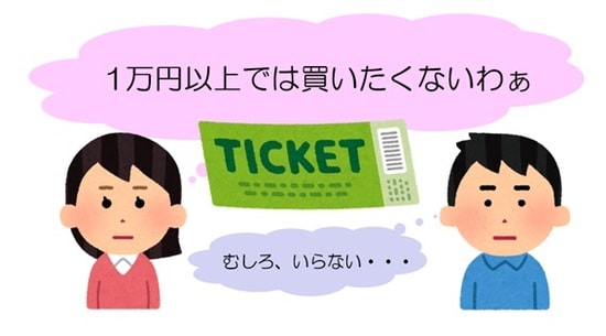 好きでもないアイドルに定価以上は出せない……