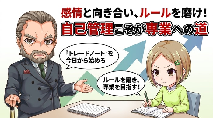 トレードノートは必須！感情を切り離したトレードを