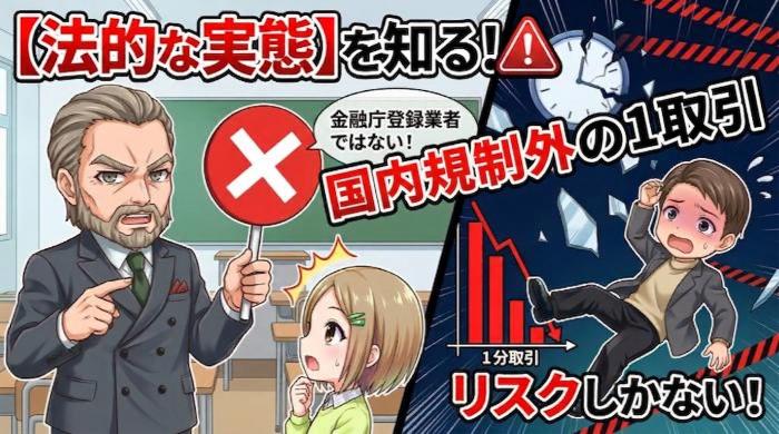 1分取引ができるのは「国内の規制外」── 知っておくべき法的な実態