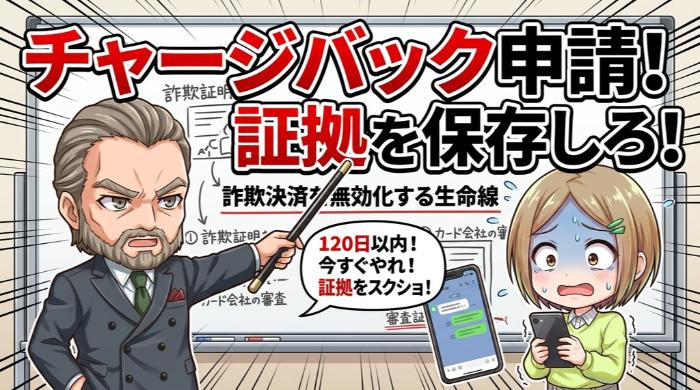 まず落ち着いて「証拠」を全て保存しろ