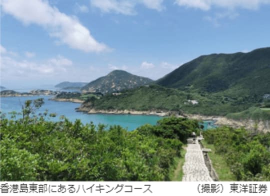 ［図表1］香港島東部にあるハイキングコース