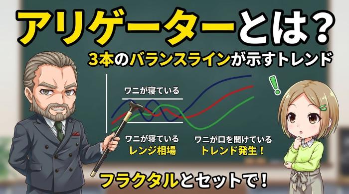 アリゲーターとは？3本のバランスラインが示すトレンドの状態