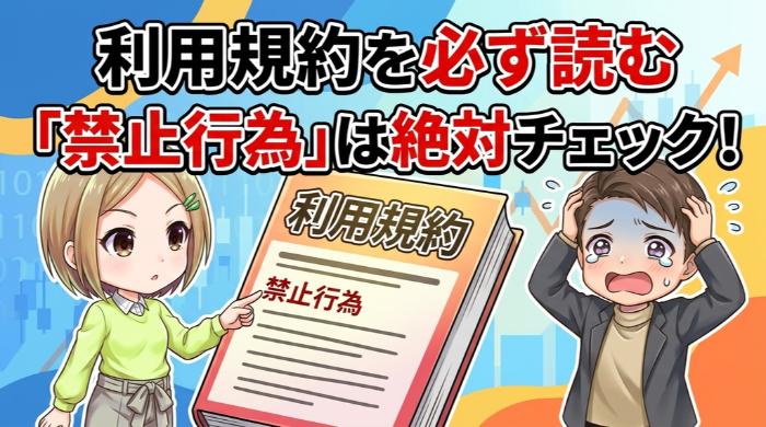 利用規約を必ず読む