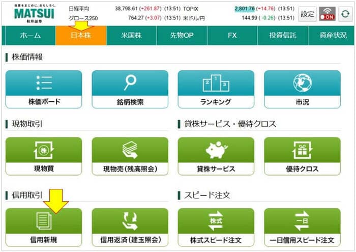 信用新規