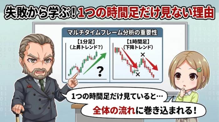1つの時間足だけ見ていると、なぜ負けるのか
