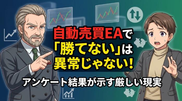 自動売買EAで「勝てない」は異常じゃない…まず知っておくべき現実