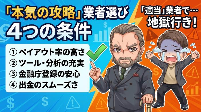 攻略を本気でやるなら揃えたい4つの条件