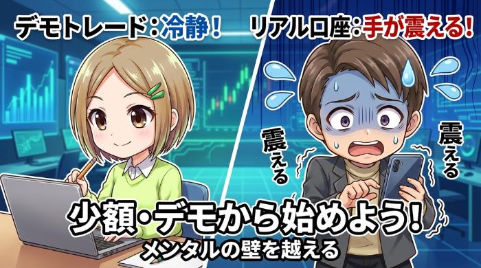 少額・デモトレードから始める