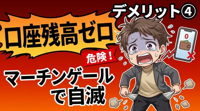 負けを取り返そうとして取引回数が増えやすい