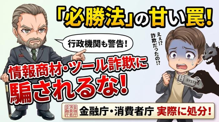 「手法を売る人」に騙されるな — 情報商材・ツール販売の罠