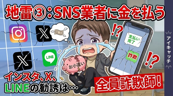 地雷バイナリーでSNS詐欺で大失敗