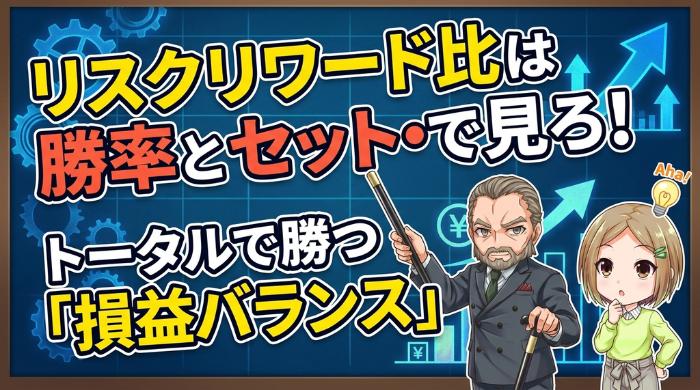リスクリワード比…勝率とセットで見る「損益のバランス」