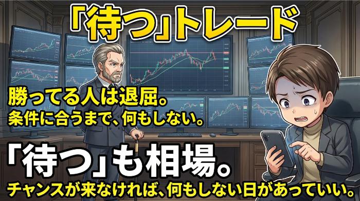 「待つ」トレードができる