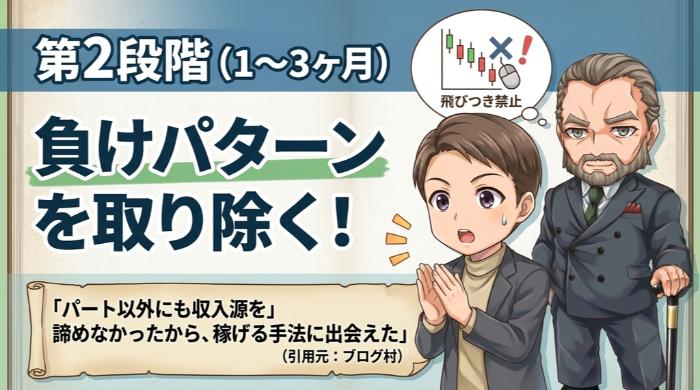 負けパターンを1つずつ取り除く期間