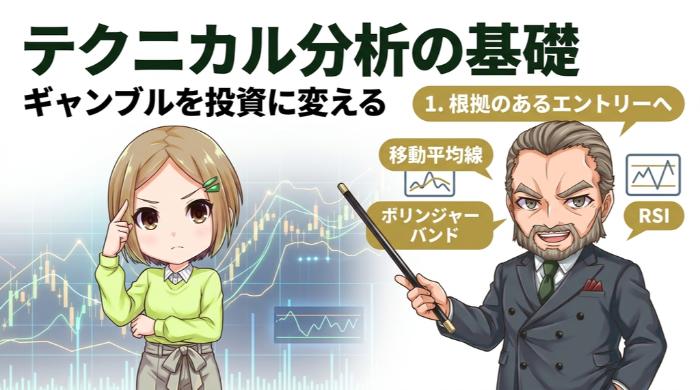テクニカル分析の基礎を押さえる