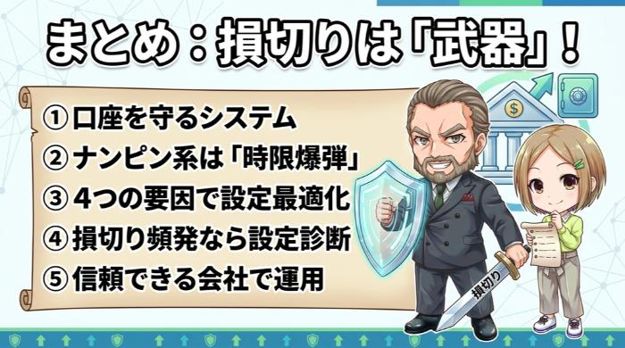 損切りは「負け」ではなく、口座を生き残らせるための「武器」