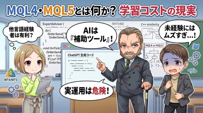 MQL4・MQL5とは何か？ 学習コストの現実