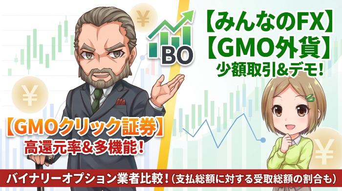 初心者におすすめの国内バイナリーオプション業者3選