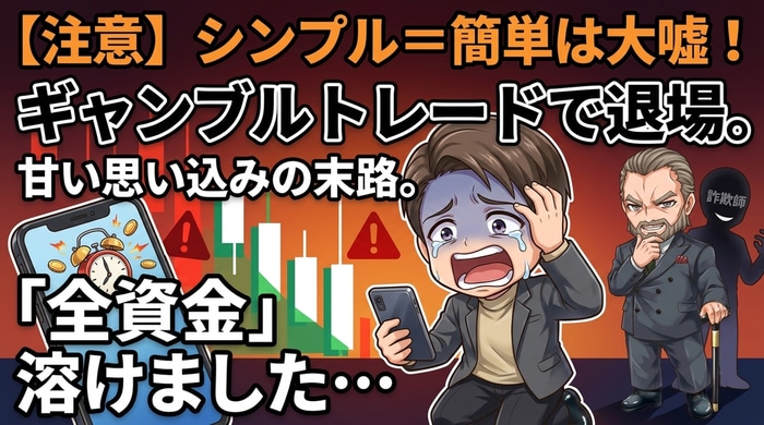 バイナリーオプションはシンプル＝簡単に勝てるではない！