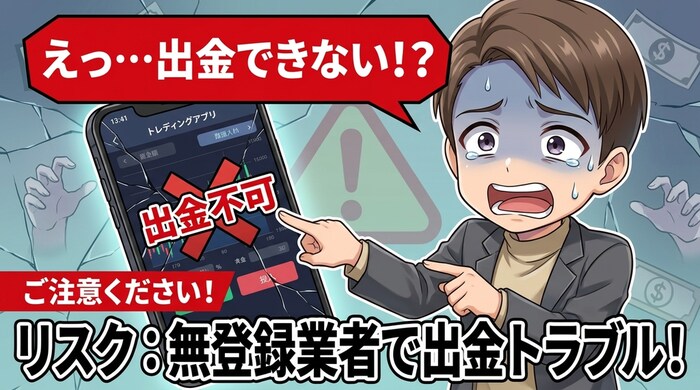 海外バイナリーオプション会社を使い出金拒否
