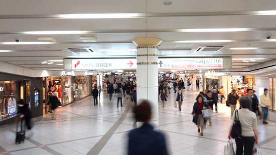 迷路のような「梅田」の地下街