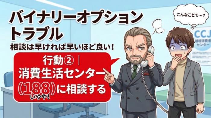 消費生活センター（188）に相談する