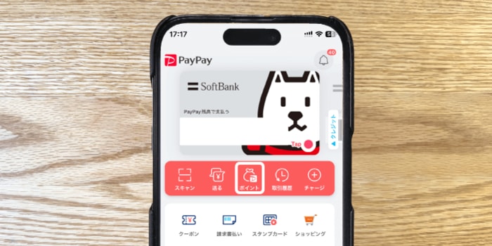PayPayでも使えるポイントが貯まる