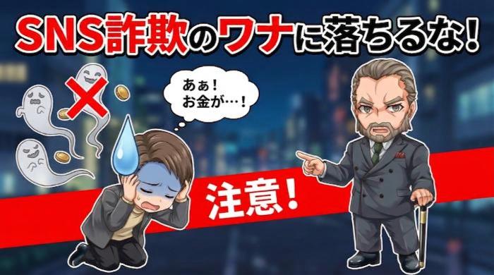 SNSでの典型的な詐欺パターン3選