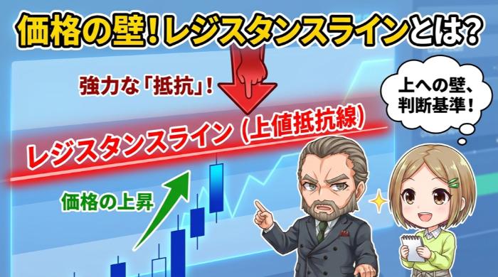 レジスタンスライン（上値抵抗線）とは