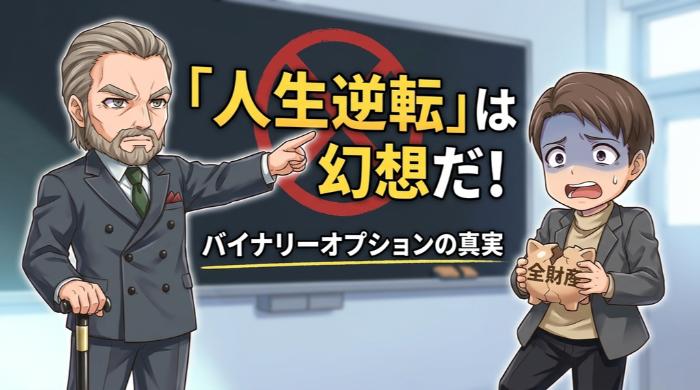 「バイナリーオプションで人生逆転」はほぼ幻想である理由
