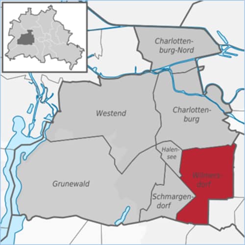 シャルロッテンブルク＝ヴィルマースドルフ区のウィルマースドルフ地区