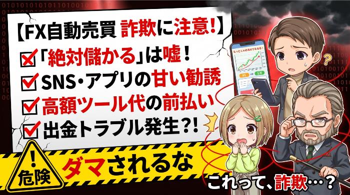 【緊急確認】今すぐチェックしろ。FX自動売買詐欺の手口チェックリスト