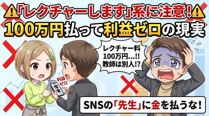 高額レクチャー料を支払い利益ゼロだった事例