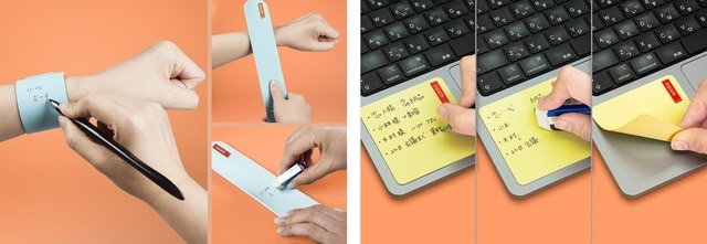 左：wemo バンドタイプ 右：wemo パッドタイプ ver.2